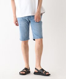 BASECONTROL（ベースコントロール）の「◆OILCKE ストレッチデニム ショートパンツ（その他パンツ）」