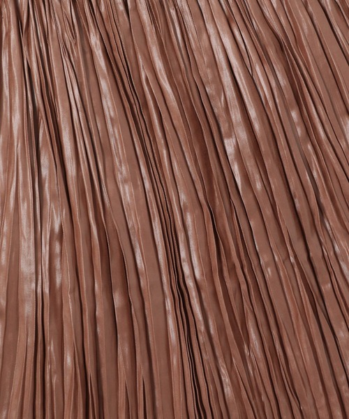 LEPSIM（レプシィム）の「光沢細プリーツスカート　953539（スカート・レディース・カーキ/ブラック/ピンクベージュ・FREE）」の16枚目の写真