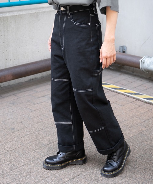 kutir（クティール）の「配色ステッチパンツ（その他パンツ
