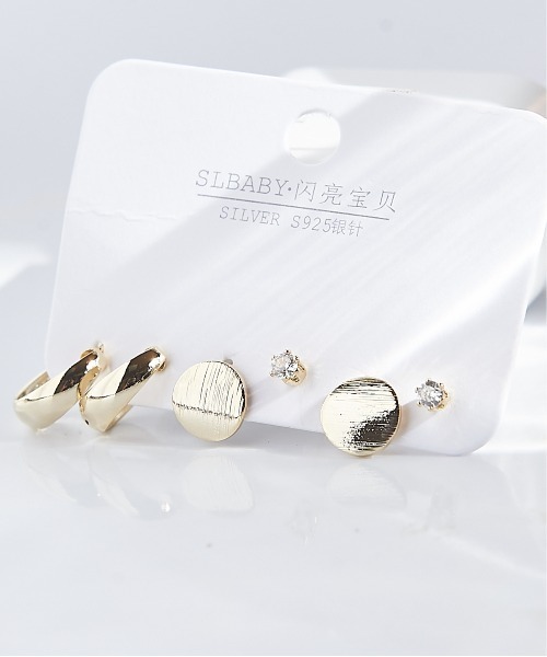 clarity blanc(クラリティーブラン)の「ポスト925シルバ-*ピアス 3点セット(ピアス(両耳用)・レディース・C/L/T/その他1/H/P/X/その他2/I/Q/Y/B/K/S/F/N/V/G/O/W/A/J/R/E/M/U/Z・FREE)」の15枚目の写真