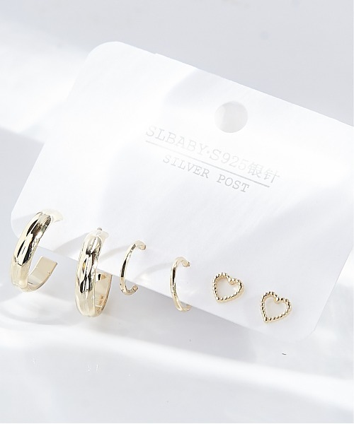 clarity blanc(クラリティーブラン)の「ポスト925シルバ-*ピアス 3点セット(ピアス(両耳用)・レディース・C/L/T/その他1/H/P/X/その他2/I/Q/Y/B/K/S/F/N/V/G/O/W/A/J/R/E/M/U/Z・FREE)」の17枚目の写真
