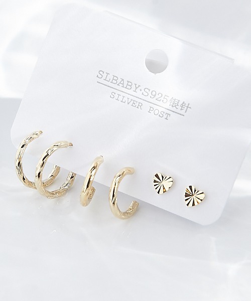 clarity blanc(クラリティーブラン)の「ポスト925シルバ-*ピアス 3点セット(ピアス(両耳用)・レディース・C/L/T/その他1/H/P/X/その他2/I/Q/Y/B/K/S/F/N/V/G/O/W/A/J/R/E/M/U/Z・FREE)」の20枚目の写真