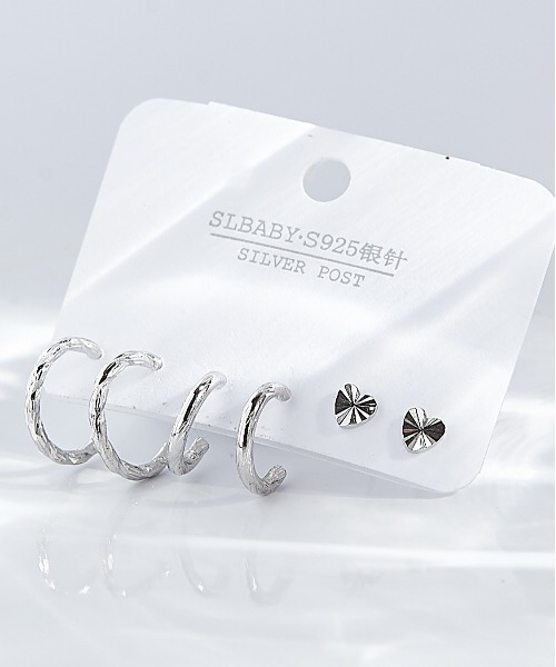 clarity blanc(クラリティーブラン)の「ポスト925シルバ-*ピアス 3点セット(ピアス(両耳用)・レディース・C/L/T/その他1/H/P/X/その他2/I/Q/Y/B/K/S/F/N/V/G/O/W/A/J/R/E/M/U/Z・FREE)」の21枚目の写真