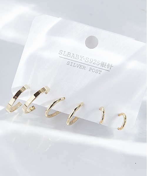 clarity blanc(クラリティーブラン)の「ポスト925シルバ-*ピアス 3点セット(ピアス(両耳用)・レディース・C/L/T/その他1/H/P/X/その他2/I/Q/Y/B/K/S/F/N/V/G/O/W/A/J/R/E/M/U/Z・FREE)」の22枚目の写真