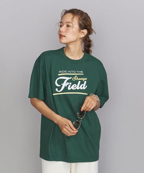 GOOD ROCK SPEED（グッドロックスピード）の「【別注】＜GOOD ROCK SPEED＞ロゴプリントTシャツ 2（Tシャツ/カットソー・レディース・ホワイト/ベージュ/ダークグリーン・FREE）」の3枚目の写真