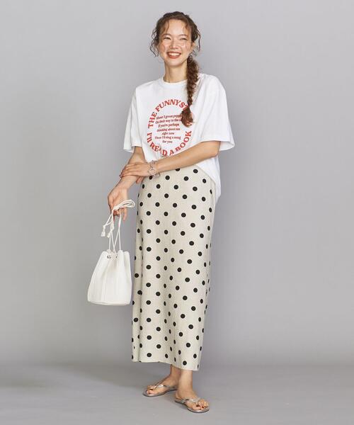 GOOD ROCK SPEED（グッドロックスピード）の「【別注】＜GOOD ROCK SPEED＞ロゴプリントTシャツ 2（Tシャツ/カットソー・レディース・ホワイト/ベージュ/ダークグリーン・FREE）」の11枚目の写真