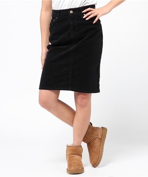 SHIPS for women(シップスフォーウィメン)の「コーデュロイ タイトスカート313250125(スカート・レディース・ライトグレー/ブラック/ネイビー・36/38)」の2枚目の写真