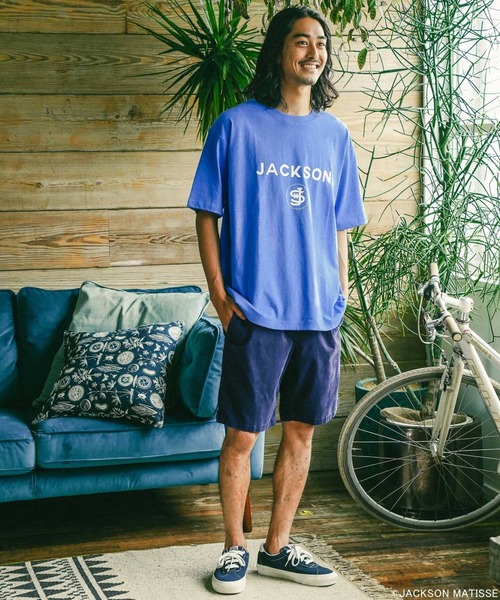 JACKSON MATISSE(ジャクソンマティス)の「【JACKSON MATISSE(ジャクソンマティス)×BAYFLOW】プリントTEE(Tシャツ/カットソー・メンズ・ホワイト/ベージュ/レッド/ブルー/ライトグリーン/チャコール・MEDIUM/LARGE)」の15枚目の写真