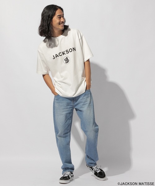 JACKSON MATISSE(ジャクソンマティス)の「【JACKSON MATISSE(ジャクソンマティス)×BAYFLOW】プリントTEE(Tシャツ/カットソー・メンズ・ホワイト/ベージュ/レッド/ブルー/ライトグリーン/チャコール・MEDIUM/LARGE)」の11枚目の写真