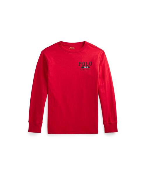 ロゴ コットン ジャージー Tシャツ