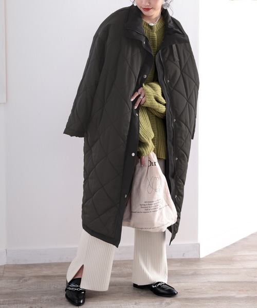 classicalelf（クラシカルエルフ）の「気分に合わせて。2wayリバーシブルモッズコート（モッズコート・レディース・カーキ/ブラック/アイボリー・MEDIUM/LARGE/X-LARGE）」の14枚目の写真