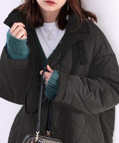 classicalelf（クラシカルエルフ）の「気分に合わせて。2wayリバーシブルモッズコート（モッズコート・レディース・カーキ/ブラック/アイボリー・MEDIUM/LARGE/X-LARGE）」の12枚目の写真