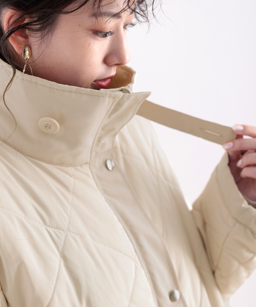 classicalelf（クラシカルエルフ）の「気分に合わせて。2wayリバーシブルモッズコート（モッズコート・レディース・カーキ/ブラック/アイボリー・MEDIUM/LARGE/X-LARGE）」の21枚目の写真