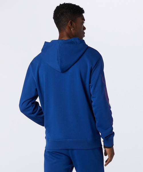 NEW BALANCE(ニューバランス)の「NB Essentials NBX スウェットフーディー(パーカー・メンズ・ブルー/ライトグリーン系/ブラック・XX-LARGE/X-LARGE/MEDIUM/LARGE/SMALL)」の9枚目の写真
