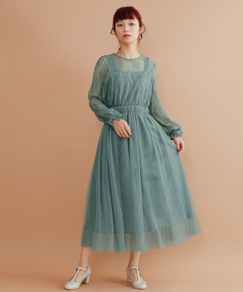 ブランド古着 長袖ワンピース ワンピース Merlot Plus メルロープリュス のファッション通販 Zozoused