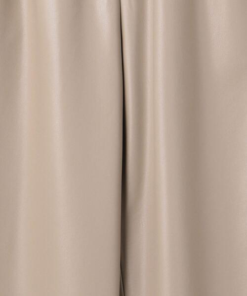 UNITED ARROWS(ユナイテッドアローズ)の「<UNITED ARROWS>フェイクレザー イージーパンツ W(その他パンツ・レディース・ブラック/ベージュ・38/36)」の16枚目の写真