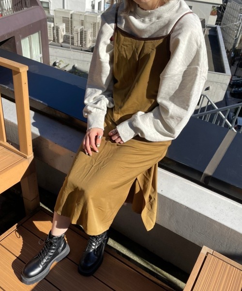 DuKKah（デュカ）の「Dukkah/【低身長向け】スリットキャミワンピース（ワンピース・レディース・マスタード/ブラック/アニマル・XS）」の18枚目の写真