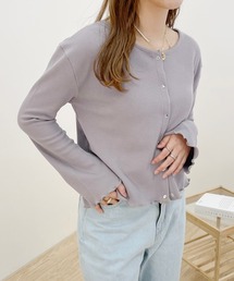 apres jour clair | 【apres jour clair】2wayワッフルカーデ【ZOZOTOWN限定アイテム】(Tシャツ/カットソー)