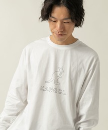 ITEMS URBANRESEARCH | KANGOL　ロゴプリント長袖Tシャツ B(Tシャツ/カットソー)