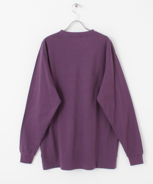 ITEMS URBANRESEARCH（アイテムズ アーバンリサーチ）の「KANGOL　ロゴプリント長袖Tシャツ B（Tシャツ/カットソー・メンズ・ブラック/ホワイト/パープル・LARGE/SMALL/MEDIUM）」の5枚目の写真