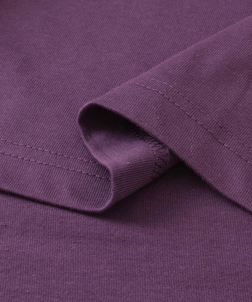 ITEMS URBANRESEARCH（アイテムズ アーバンリサーチ）の「KANGOL　ロゴプリント長袖Tシャツ B（Tシャツ/カットソー・メンズ・ブラック/ホワイト/パープル・LARGE/SMALL/MEDIUM）」の12枚目の写真