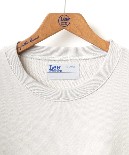 Lee(リー)の「Lee/リー ビッグシルエット サイドポケット スウェット トレーナー(スウェット・メンズ・グレー/ブラック/ベージュ・S/M/L/XL)」の7枚目の写真