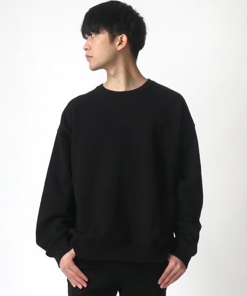 Lee(リー)の「Lee/リー ビッグシルエット サイドポケット スウェット トレーナー(スウェット・メンズ・グレー/ブラック/ベージュ・S/M/L/XL)」の16枚目の写真