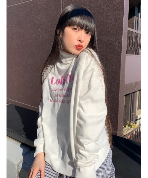 WC(ダブル シー)の「ロゴ刺繍スウェット(スウェット・レディース・ブラック/ピンク/グリーン系その他/ホワイト×ブラック/グリーン系その他2/ライトパープル・FREE)」の6枚目の写真