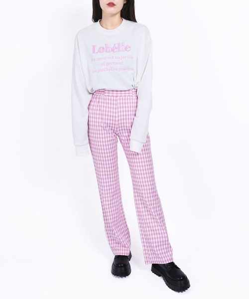 WC(ダブル シー)の「ロゴ刺繍スウェット(スウェット・レディース・ブラック/ピンク/グリーン系その他/ホワイト×ブラック/グリーン系その他2/ライトパープル・FREE)」の9枚目の写真