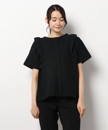 Samansa Mos2 | 前後着フリルシャツ(シャツ/ブラウス)