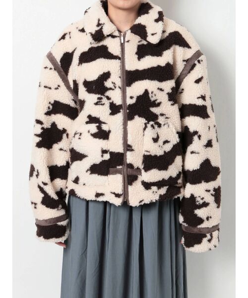 merry jenny（メリージェニー）の「cowボアジャケット（その他アウター・レディース・ブラック/ブラウン・FREE）」の15枚目の写真