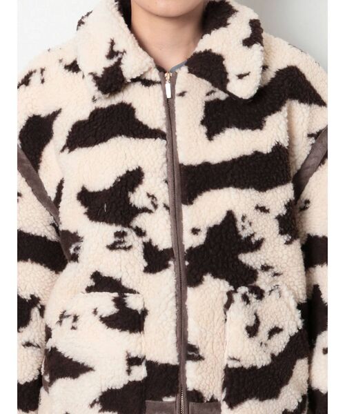 merry jenny（メリージェニー）の「cowボアジャケット（その他アウター・レディース・ブラック/ブラウン・FREE）」の9枚目の写真