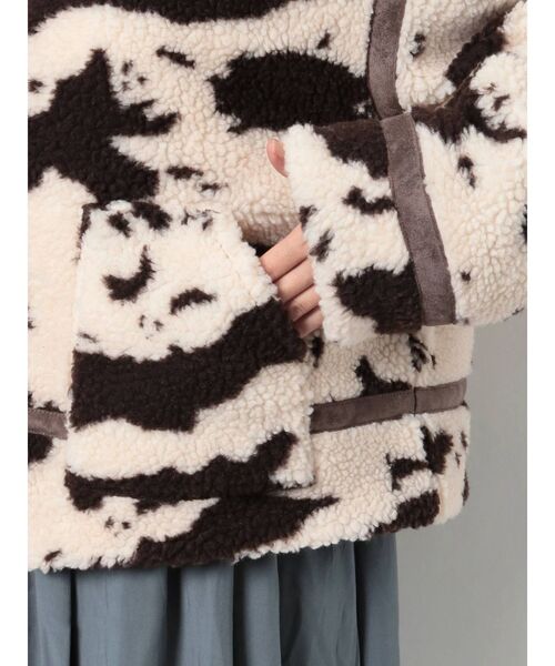 merry jenny（メリージェニー）の「cowボアジャケット（その他アウター・レディース・ブラック/ブラウン・FREE）」の7枚目の写真