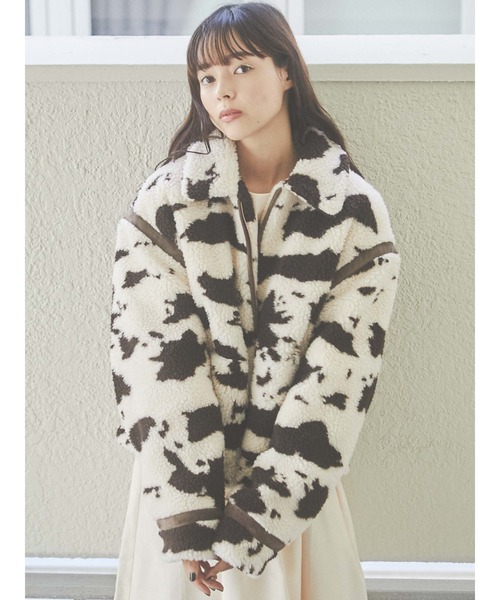 merry jenny（メリージェニー）の「cowボアジャケット（その他アウター・レディース・ブラック/ブラウン・FREE）」の20枚目の写真