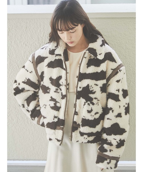 merry jenny（メリージェニー）の「cowボアジャケット（その他アウター・レディース・ブラック/ブラウン・FREE）」の14枚目の写真