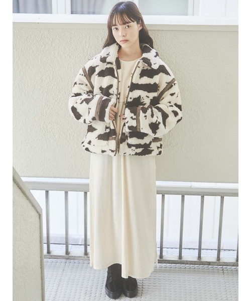 merry jenny（メリージェニー）の「cowボアジャケット（その他アウター・レディース・ブラック/ブラウン・FREE）」の8枚目の写真