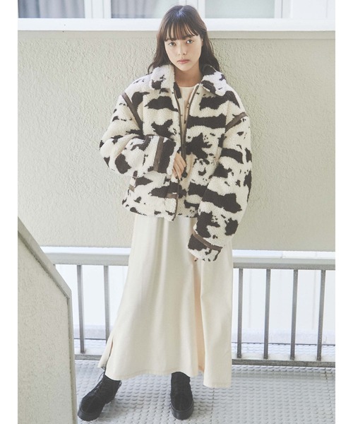 merry jenny（メリージェニー）の「cowボアジャケット（その他アウター・レディース・ブラック/ブラウン・FREE）」の12枚目の写真