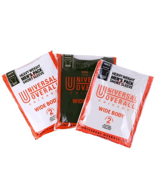 UNIVERSAL OVERALL(ユニバーサルオーバーオール)の「【UNIVERSALOVERALL】2PパックワイドヘビーウェイトショートスリーブTEE(Tシャツ/カットソー・メンズ・ホワイト/グレー/ブラック・L/M/S/XL)」の5枚目の写真