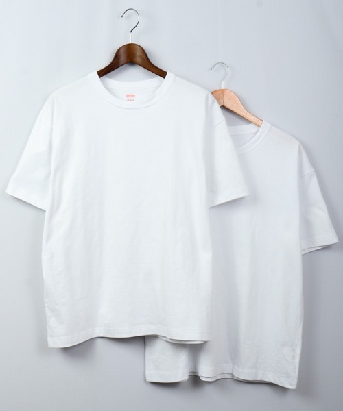 UNIVERSAL OVERALL(ユニバーサルオーバーオール)の「【UNIVERSALOVERALL】2PパックワイドヘビーウェイトショートスリーブTEE(Tシャツ/カットソー・メンズ・ホワイト/グレー/ブラック・L/M/S/XL)」の13枚目の写真