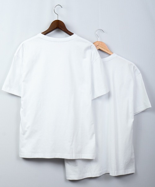 UNIVERSAL OVERALL(ユニバーサルオーバーオール)の「【UNIVERSALOVERALL】2PパックワイドヘビーウェイトショートスリーブTEE(Tシャツ/カットソー・メンズ・ホワイト/グレー/ブラック・L/M/S/XL)」の14枚目の写真