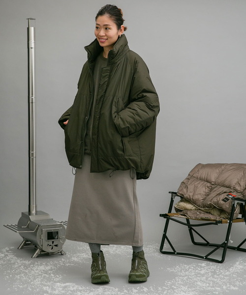 EKAL（エカル）の「EKAL　レイクショアスウェットスカート（スカート・レディース・ベージュ/カーキ・FREE）」の21枚目の写真