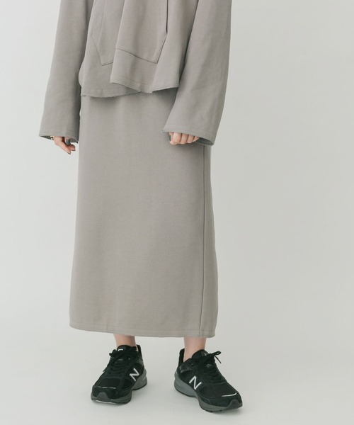 EKAL（エカル）の「EKAL　レイクショアスウェットスカート（スカート・レディース・ベージュ/カーキ・FREE）」の22枚目の写真