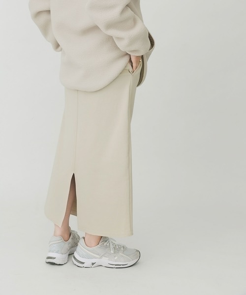 EKAL（エカル）の「EKAL　レイクショアスウェットスカート（スカート・レディース・ベージュ/カーキ・FREE）」の13枚目の写真