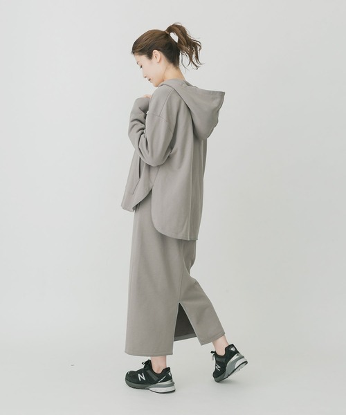 EKAL（エカル）の「EKAL　レイクショアスウェットスカート（スカート・レディース・ベージュ/カーキ・FREE）」の15枚目の写真