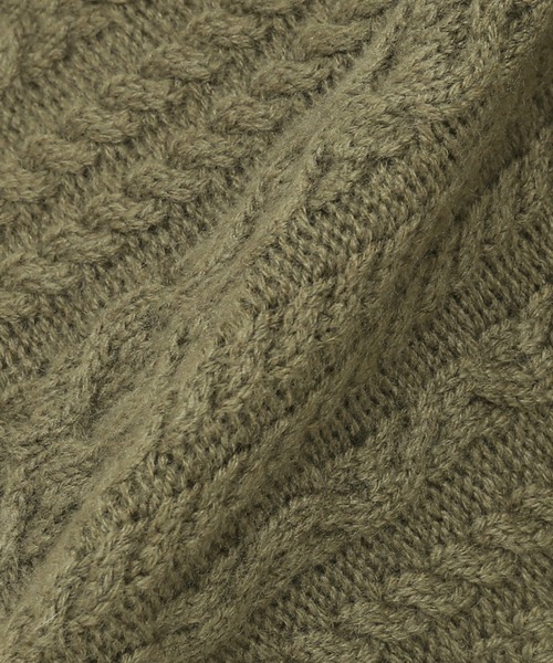 JOURNAL STANDARD(ジャーナルスタンダード)の「ウォッシャブルウールケーブルネックウォーマー◆(ネックウォーマー/スヌード・レディース・グレー/ブラウン/ナチュラル/カーキ・FREE)」の14枚目の写真