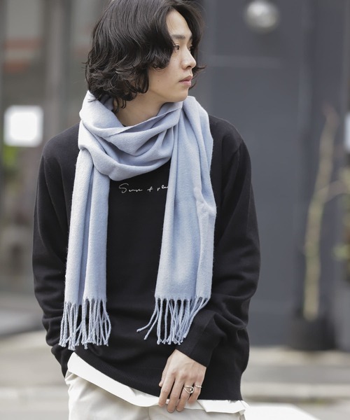 SENSE OF PLACE by URBAN RESEARCH（センスオブプレイスバイアーバンリサーチ）の「シシュウストレッチクルーネックセーター（ニット/セーター・メンズ・グリーン/オレンジ/ブラック/ブラウン/ブルー/ホワイト系その他/アイボリー・MEDIUM/LARGE）」の4枚目の写真