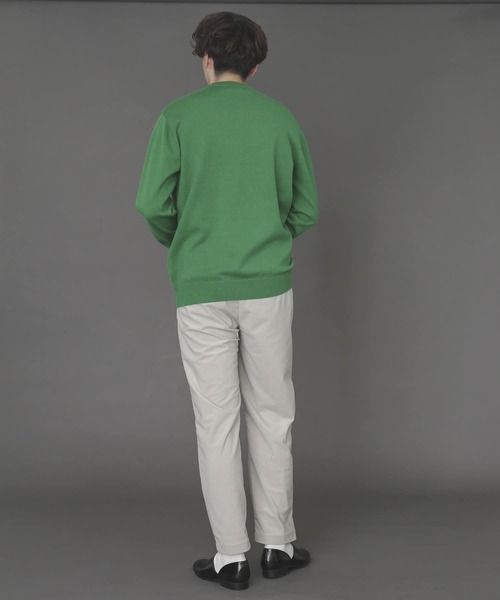 SENSE OF PLACE by URBAN RESEARCH（センスオブプレイスバイアーバンリサーチ）の「シシュウストレッチクルーネックセーター（ニット/セーター・メンズ・グリーン/オレンジ/ブラック/ブラウン/ブルー/ホワイト系その他/アイボリー・MEDIUM/LARGE）」の18枚目の写真