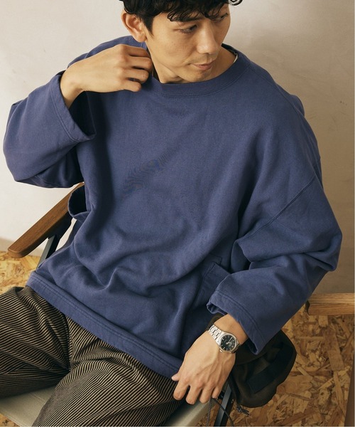 GOOD DAYS SUPPLY(グッドデイズサプライ)の「【GOOD DAYS SUPPLY/グッドデイズサプライ】 BIG TOOLS SWEAT(スウェット・メンズ・ネイビー/オレンジ/アイボリー/スミクロ・MEDIUM/LARGE)」の4枚目の写真
