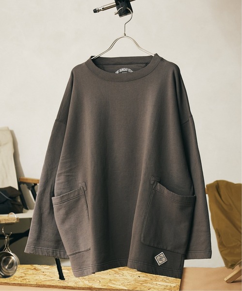 GOOD DAYS SUPPLY(グッドデイズサプライ)の「【GOOD DAYS SUPPLY/グッドデイズサプライ】 BIG TOOLS SWEAT(スウェット・メンズ・ネイビー/オレンジ/アイボリー/スミクロ・MEDIUM/LARGE)」の3枚目の写真