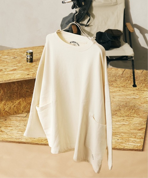 GOOD DAYS SUPPLY(グッドデイズサプライ)の「【GOOD DAYS SUPPLY/グッドデイズサプライ】 BIG TOOLS SWEAT(スウェット・メンズ・ネイビー/オレンジ/アイボリー/スミクロ・MEDIUM/LARGE)」の2枚目の写真